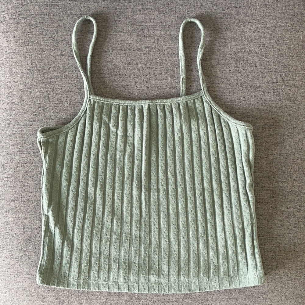 SOLD | Single blue cropped tank top or BUNDLE OF 3